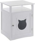 Nightstand Pet House, Litter Box Furniture Indoor Pet Crate, Litter - Image 4