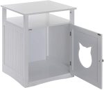 Nightstand Pet House, Litter Box Furniture Indoor Pet Crate, Litter - Image 5