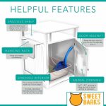 Nightstand Pet House, Litter Box Furniture Indoor Pet Crate, Litter - Image 6