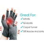 1 Pair Compression Arthritis Gloves Arthritic Joint Pain Relief Gloves - Image 11