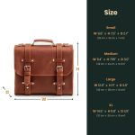 Genuine Leather Briefcase Bag Lora | Women's Work Bag - Image 3