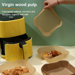 100Pcs Air Fryer Paper Oil Proof Isolation Paper Tray Disposable Non - Image 5