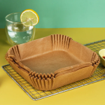 100Pcs Air Fryer Paper Oil Proof Isolation Paper Tray Disposable Non