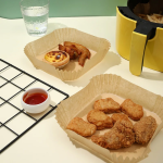 100Pcs Air Fryer Paper Oil Proof Isolation Paper Tray Disposable Non - Image 4