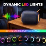 JYX L5 Portable Speaker & IPX7 Waterproof Bluetooth Speaker With LED - Image 5