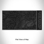 Custer State Park - South Dakota Map Insulated Bottle in Matte Black - Image 2