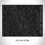 Cuyahoga Valley National Park Engraved Topographic Map Bottle with - Image 2