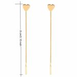 Heart Drop Earrings - Image 7