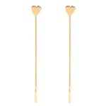 Heart Drop Earrings - Image 2