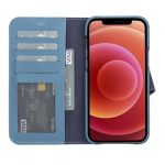 Full Leather Coating Detachable Wallet Case for Apple iPhone 13 Series - Image 21