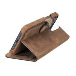 Full Leather Coating Detachable Wallet Case for Apple iPhone 13 Series - Image 29