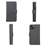 Full Leather Coating Detachable Wallet Case for Apple iPhone 13 Series - Image 47