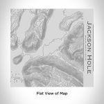 Jackson Hole - Wyoming Engraved Topographic Map Tumbler - Image 2