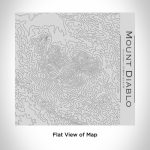 Mount Diablo - California Engraved Topographic Map Tumbler - Image 2