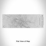 Mount Shasta - California Engraved Topographic Map Insulated Cup - Image 2