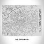 Spartanburg - South Carolina Map Bottle with Bamboo Top - Image 2