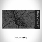 Sun Valley - Idaho Engraved Topographic Map Insulated Bottle in Matte - Image 2