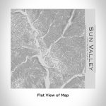 Sun Valley - Idaho Engraved Topographic Map Tumbler - Image 2