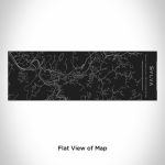 Sylva - North Carolina Engraved Map Insulated Cup in Matte Black - Image 2