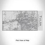 Tulsa - Oklahoma Map Insulated Bottle - Image 2