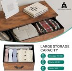 8 Drawers Fabric Dresser, Furniture Storage Tower Cabinet, Organizer - Image 4