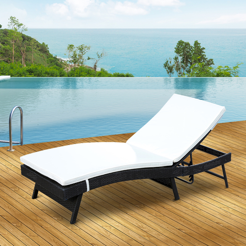 1_155_1_21.jpg Outsunny Adjustable Patio Pool Wicker Chaise Lounge Rattan Furniture - Image 1