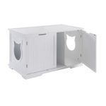 X-Large Cat Washroom Bench Litter Box Enclosure Furniture Box House - Image 10