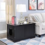 X-Large Cat Washroom Bench Litter Box Enclosure Furniture Box House - Image 5