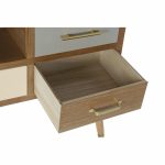 TV furniture DKD Home Decor Grey Cream Metal Melamin (140 x 40 x 67 - Image 4