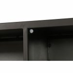 TV furniture DKD Home Decor Black Crystal Metal (150 x 50 x 45 cm) - Image 8