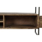 TV furniture DKD Home Decor Metal Mango wood (120 x 40 x 55 cm) - Image 3
