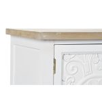 TV furniture DKD Home Decor White Multicolour Natural Metal Fir - Image 15