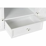 TV furniture DKD Home Decor White Multicolour Natural Metal Fir - Image 14