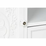 TV furniture DKD Home Decor White Multicolour Natural Metal Fir - Image 8