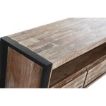 TV furniture DKD Home Decor Metal Acacia (200 x 55 x 40 cm) - Image 6