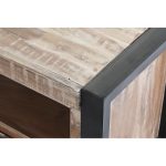 TV furniture DKD Home Decor Metal Acacia (200 x 55 x 40 cm) - Image 5