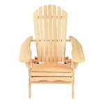 Gardeon Set of 2 Patio Furniture Outdoor Chairs Beach Chair Wooden - Image 3