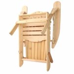 Gardeon Set of 2 Patio Furniture Outdoor Chairs Beach Chair Wooden - Image 5