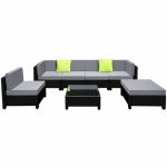Gardeon 7PC Sofa Set Outdoor Furniture Lounge Setting Wicker Couches - Image 3