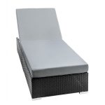 Gardeon Sun Lounge Wicker Lounger Outdoor Furniture Rattan Garden Day - Image 3