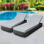 Gardeon Sun Lounge Wicker Lounger Outdoor Furniture Rattan Garden Day - Image 8