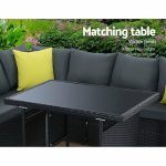 Gardeon Outdoor Furniture Patio Set Dining Sofa Table Chair Lounge - Image 6