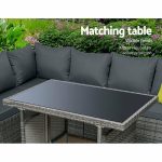 Gardeon Outdoor Furniture Patio Set Dining Sofa Table Chair Lounge - Image 5