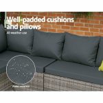 Gardeon Outdoor Furniture Patio Set Dining Sofa Table Chair Lounge - Image 6