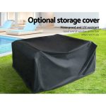 Gardeon 12PC Sofa Set with Storage Cover Outdoor Furniture Wicker - Image 4