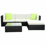 Gardeon 5PC Outdoor Furniture Sofa Set Wicker Garden Patio Pool Lounge - Image 3