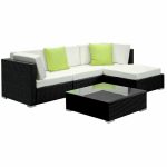 Gardeon 5PC Outdoor Furniture Sofa Set Wicker Garden Patio Pool Lounge - Image 4