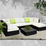 Gardeon 7PC Outdoor Furniture Sofa Set Wicker Garden Patio Pool Lounge - Image 10