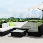 Gardeon 8PC Sofa Set with Storage Cover Outdoor Furniture Wicker - Image 8
