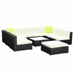Gardeon 10PC Outdoor Furniture Sofa Set Wicker Garden Patio Lounge - Image 4